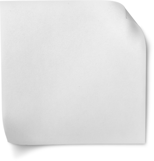 Close up of White Note Paper 